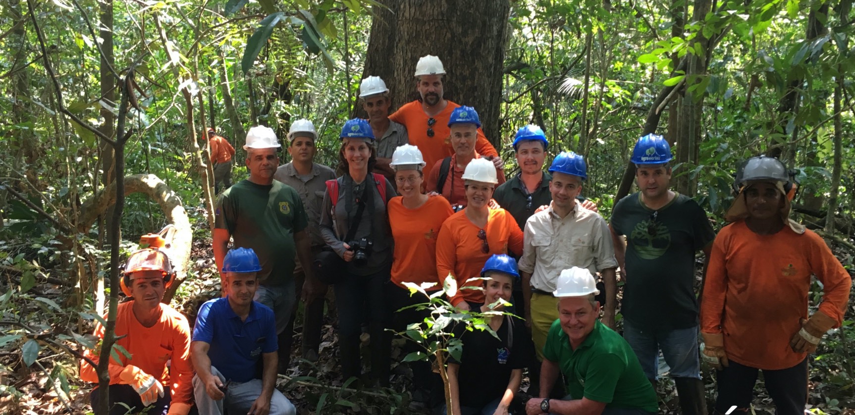 Biodiversity assessment training team